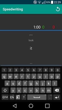 Speedwriting - typing test游戏截图2