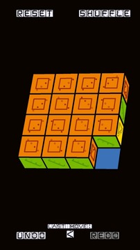 Slide Puzzle with 3D Cubes游戏截图1