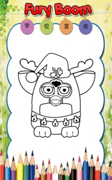 How to color The Furby Bubble Boom游戏截图1