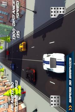 3D Traffic Toon Racer 2015游戏截图4