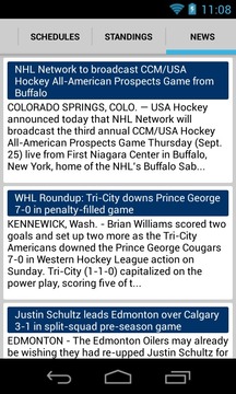 NHL Scores & Schedules游戏截图4