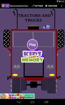 Memory Game- Tractors & Trucks游戏截图3