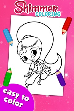 Shimmer Magic Coloring Game游戏截图4