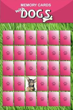 Memory Cards Game With Dogs游戏截图2