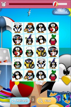 Penguin Buddies Matching Game游戏截图1