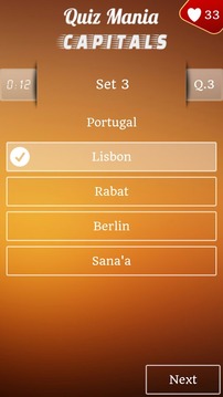 Quiz Mania : Capitals游戏截图3