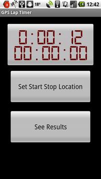 GPS Lap Timer Free游戏截图1