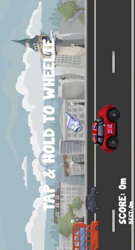 Racing Wheelie Car游戏截图2