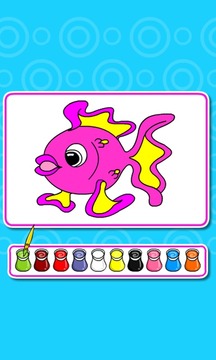 Coloring Cute Fish游戏截图3