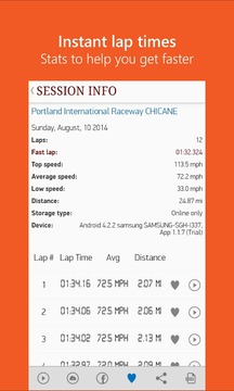 Track Attack GPS Lap Timer游戏截图2
