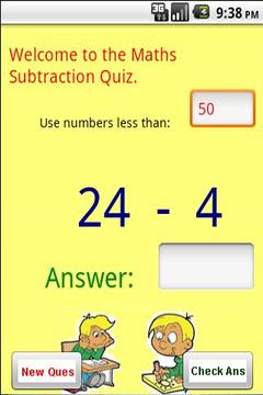Maths - Subtraction Quiz游戏截图2