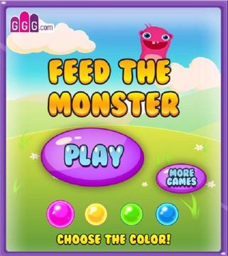 Feed Cute Monster Game游戏截图1