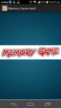 Hard Memory Game Free 2015游戏截图1