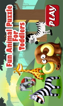 Fun Animal Puzzle For Toddlers游戏截图1