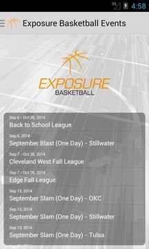 Exposure Basketball Events游戏截图1