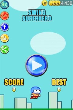 Swing Super Hero游戏截图1
