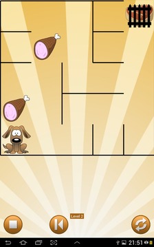 Bulldog find bones Maze puzzle游戏截图3