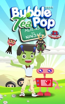 Bubble Tea Pop - ALIENSvsNinja游戏截图1