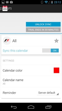 Formula 2014 Race Calendar游戏截图3