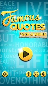 Famous Quotes Scramble游戏截图1