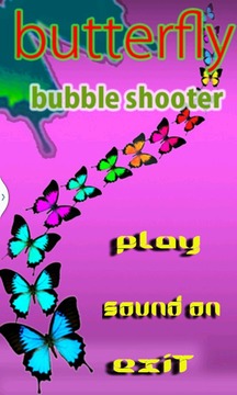 Butterfly Bubble Shooter游戏截图1