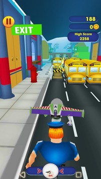 Buzz the Toy LightYear Subway Adventure Runner游戏截图3
