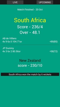 Cricket Live Score游戏截图1