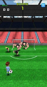 Cartoon Flick Soccer-free kick游戏截图3