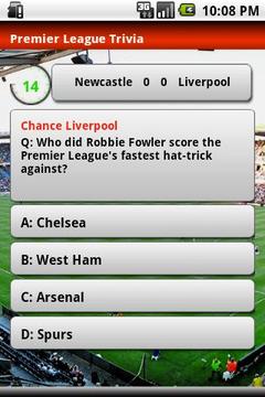 Premier League Trivia 2010游戏截图1