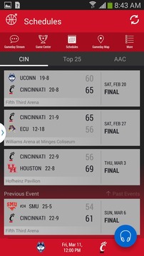 Cincinnati Bearcats Gameday游戏截图2