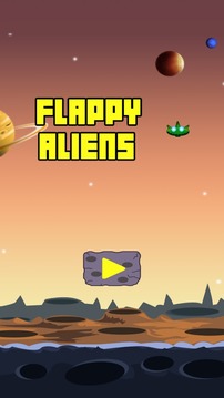 Flappy Alien-UFO Attack游戏截图1