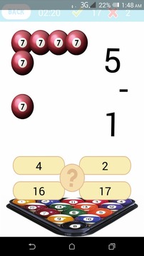 Snooker Math Games游戏截图3