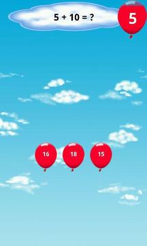 Math Balloon Trouble游戏截图1