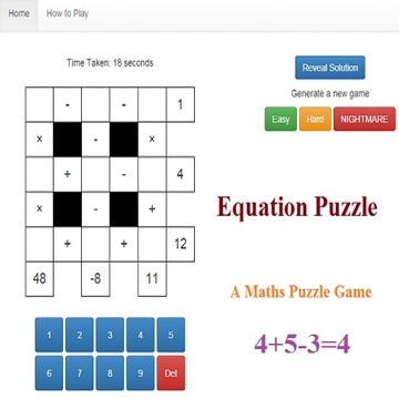 Equation Puzzle游戏截图1