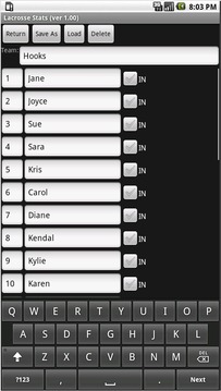 Lacrosse Stats Lite游戏截图4