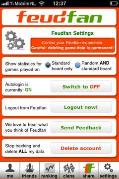 Feudfan - Wordfeud tracker游戏截图5