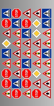 Traffic Signs Puzzle Threes游戏截图2