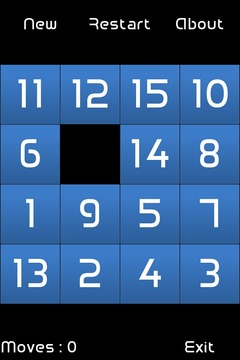 Puzzle15游戏截图3