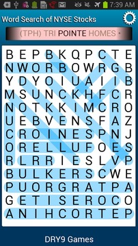 Wall Street Word Search NYSE游戏截图2