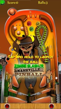 Zombie Slasher Pinball Game游戏截图2