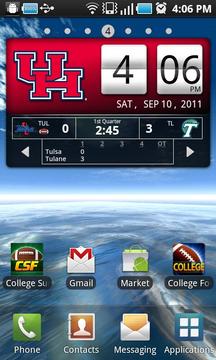 Houston Cougars Live Clock游戏截图1