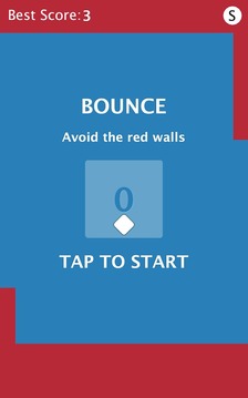 Dot Bounce avoid the red walls游戏截图3