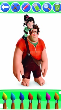 coloring wreck it ralph for fans游戏截图3