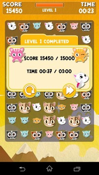 Lovely Kitty Crush :Game Match游戏截图2