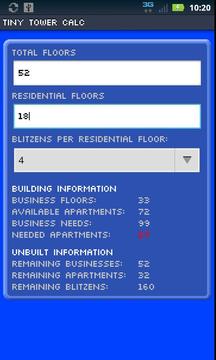 Tiny Tower Calc游戏截图2