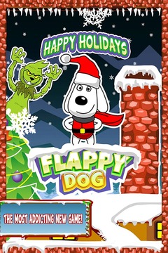 Flappy Snoopy Dog Christmas游戏截图1