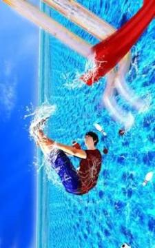 Mega Ramp Water Slide Amusement Park Downhill Rush游戏截图2