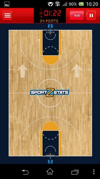 Sportzstats Basketball游戏截图2