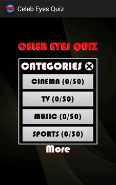Celeb Eyes Quiz (Ads)游戏截图2