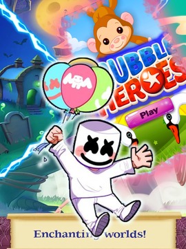 Marshmallow Hero Bubble游戏截图1